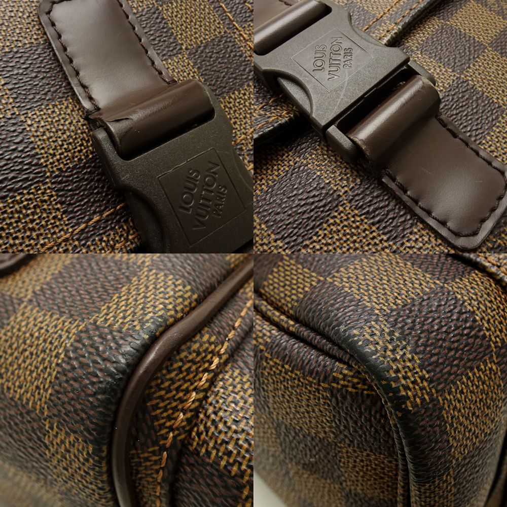 Louis Vuitton Damier Reporter Melville Ebene Diagonal Shoulder Brown