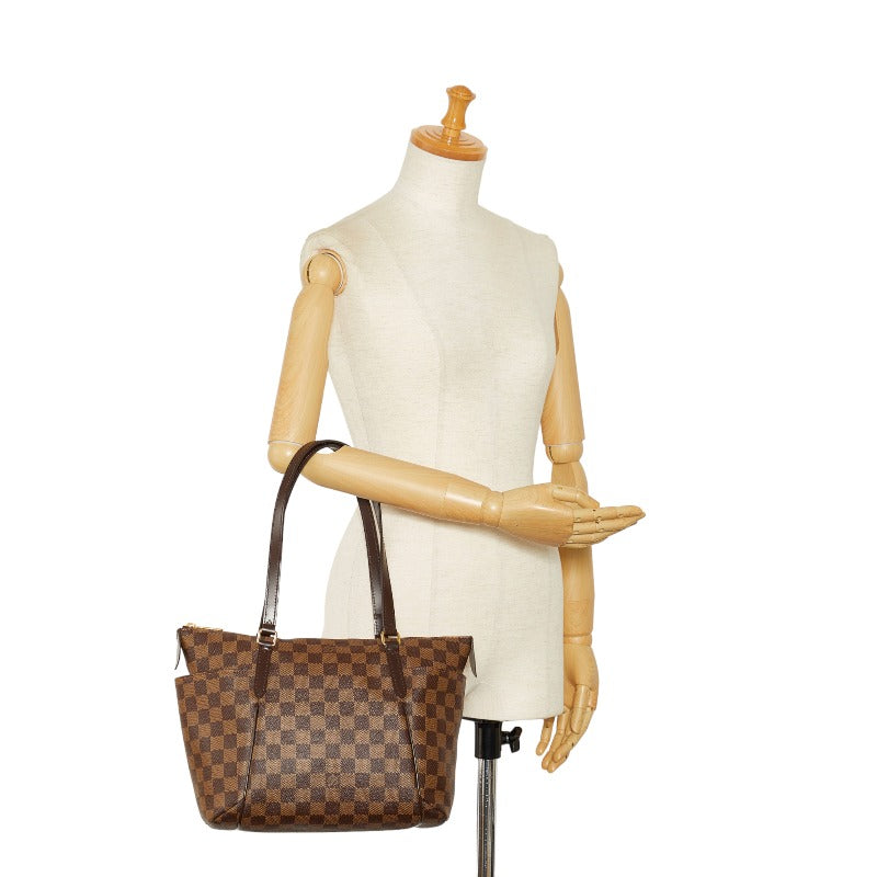 Louis Vuitton Damier Totally PM Handbag Tote Bag Brown