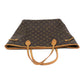 Louis Vuitton Neverfull MM Handbag Tote Bag Monogram Brown