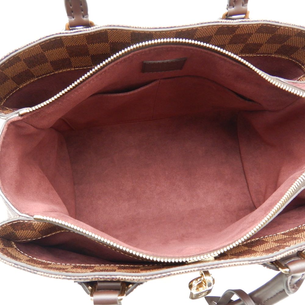 Louis Vuitton Damier Normandy Bordeaux 2WAY Bag Brown