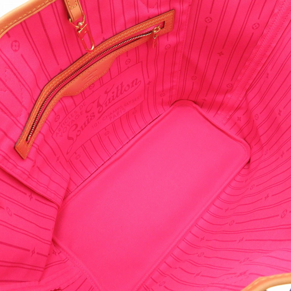 Louis Vuitton Monogram Rose Neverfull MM Tote Bag