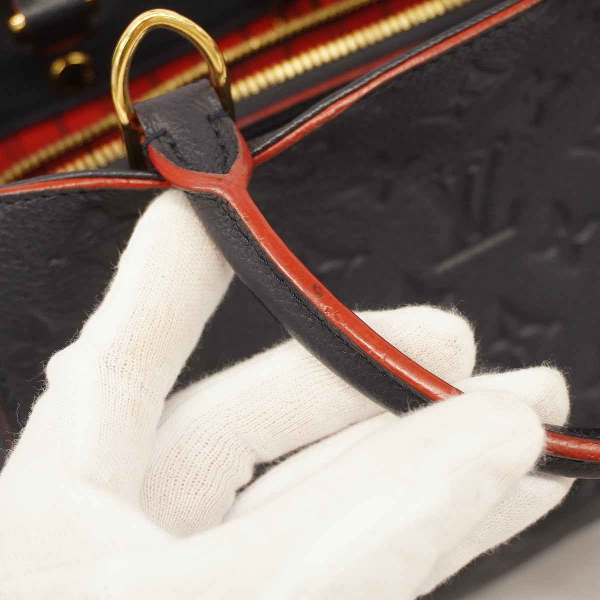 Louis Vuitton Handbag Monogram Emplant Montaigne BB