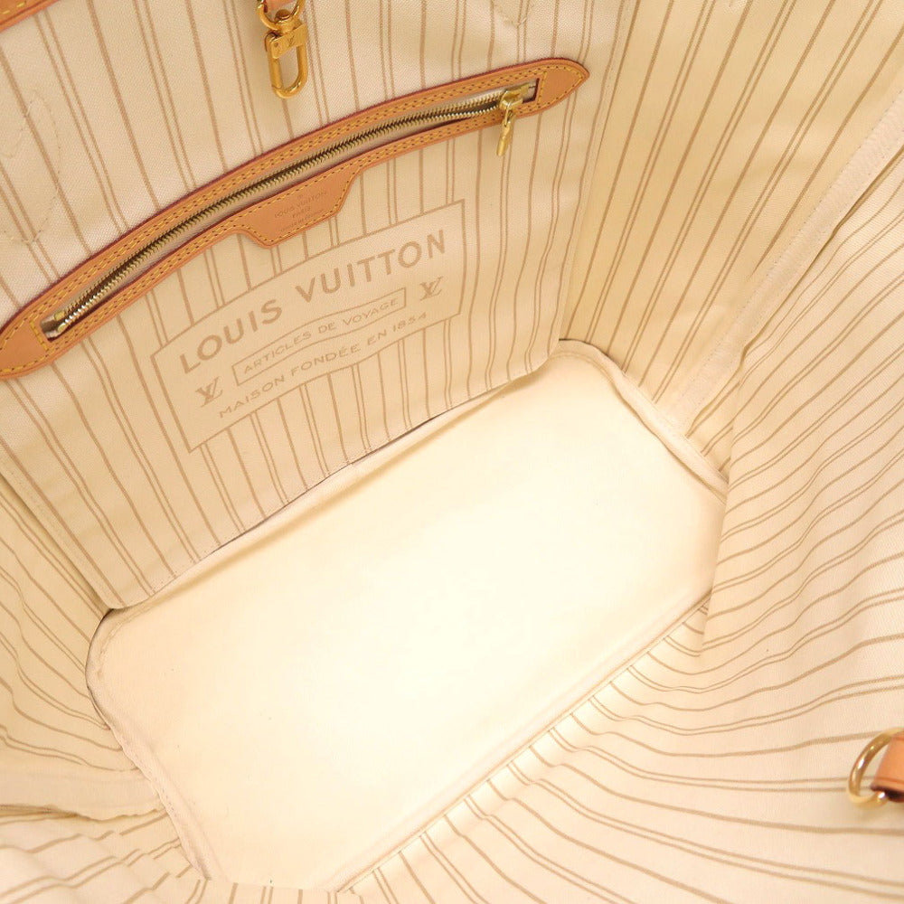 Louis Vuitton Damier Azur New Neverfull MM Tote Bag
