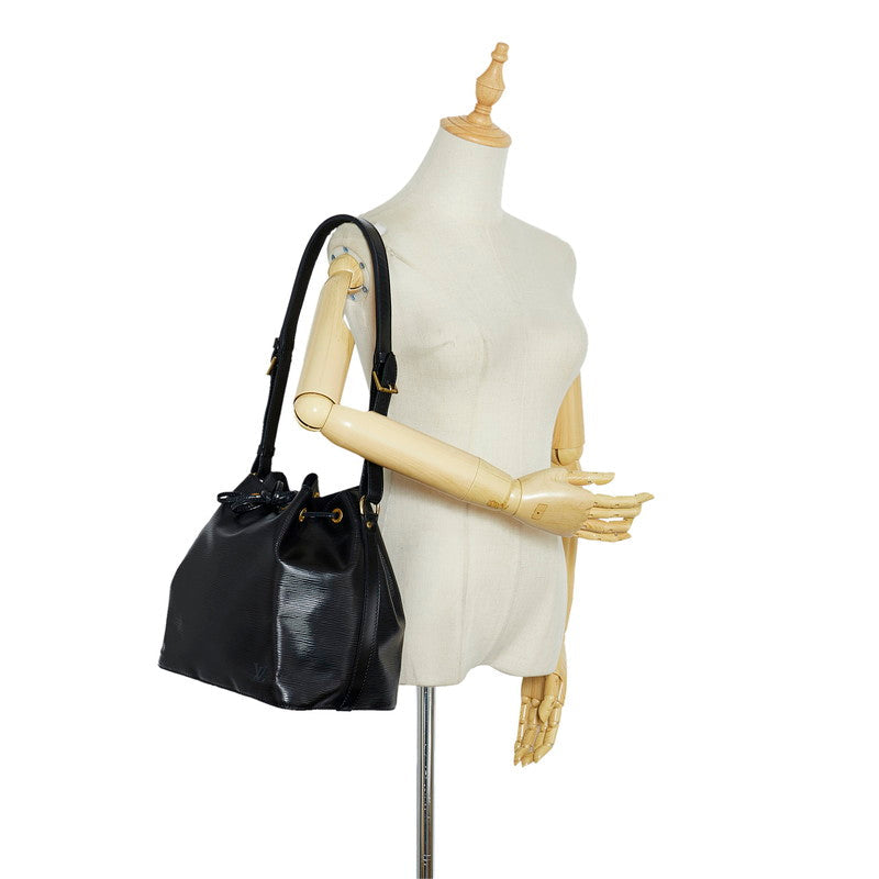 Louis Vuitton Epi Petite Noe Shoulder Bag Noir Black Leather
