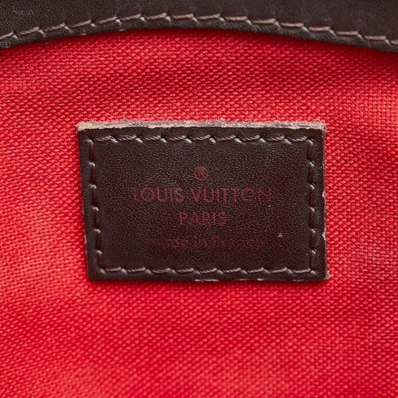 Louis Vuitton Damier Verona PM Handbag Brown Pvc Leather