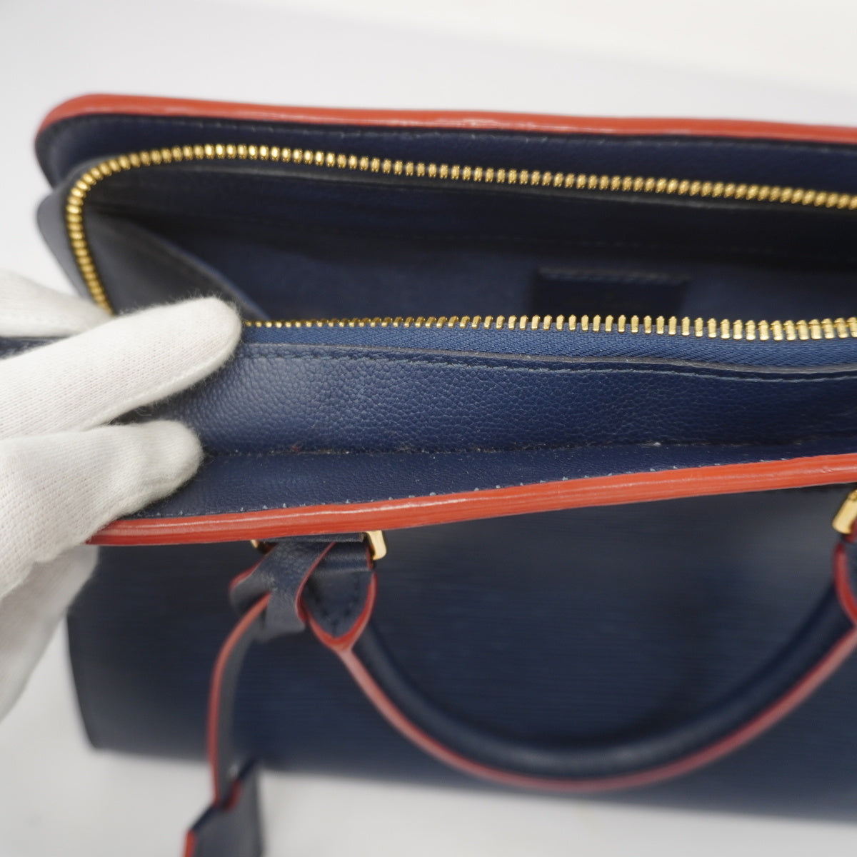 Louis Vuitton Epi Vaneau MM Andigo Blue