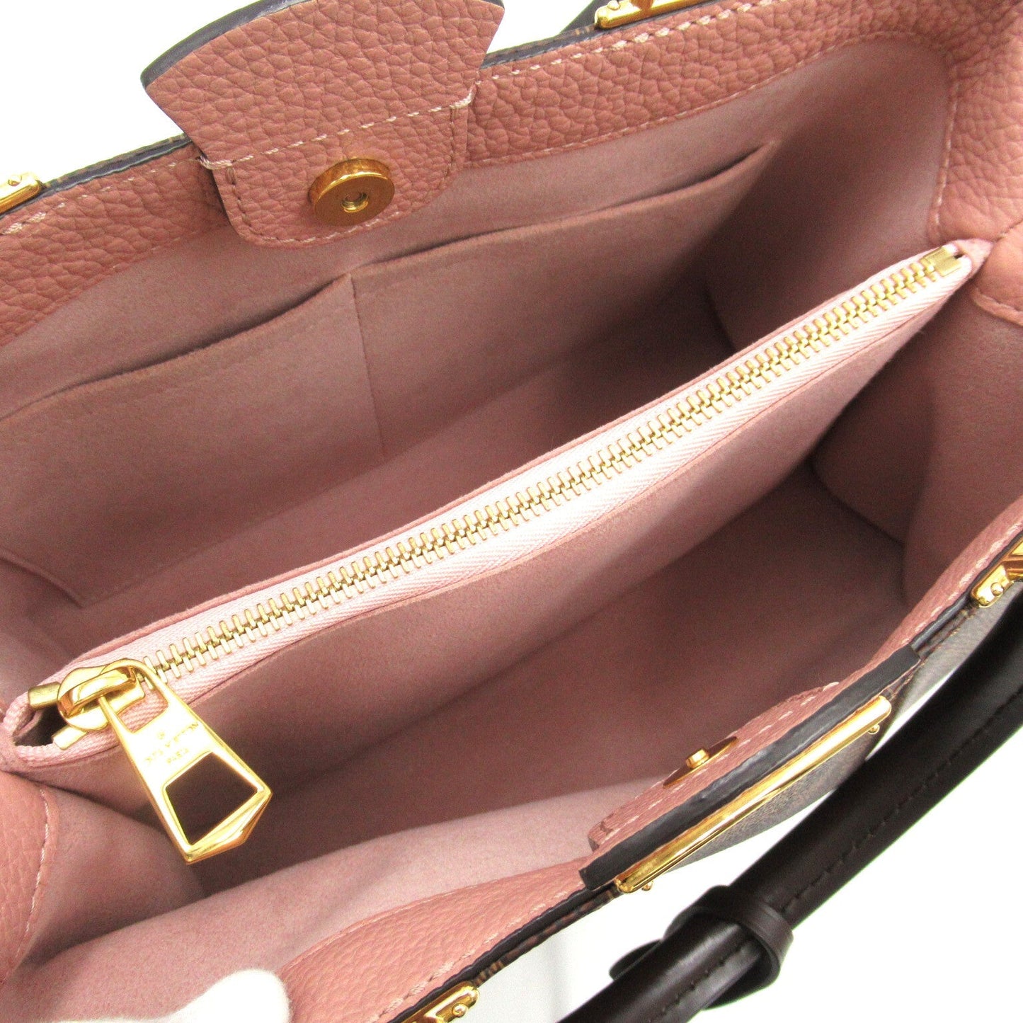 Louis Vuitton Brittany  Shoulder Bag Pvc Coated Canvas Damier
