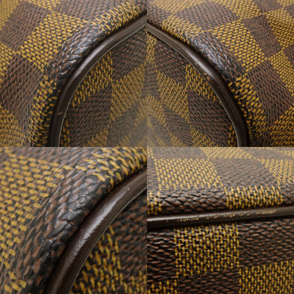 Louis Vuitton Damier Saleya PM Ebene Tote Bag Brown