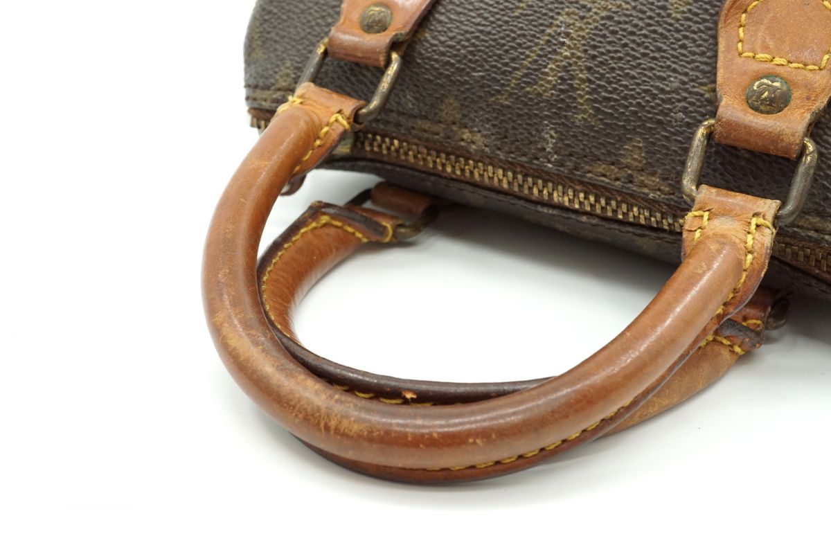 Louis Vuitton Mini Speedy Shoulder bag Monogram Leather Brown