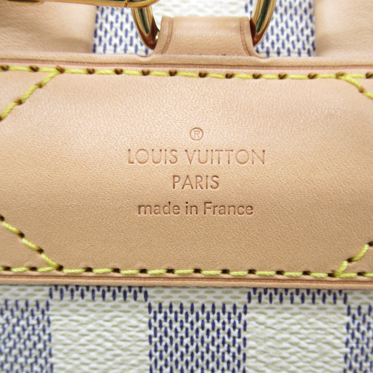 Louis Vuitton Sperone BB Backpack Backpack Bag Canvas Damier Azur