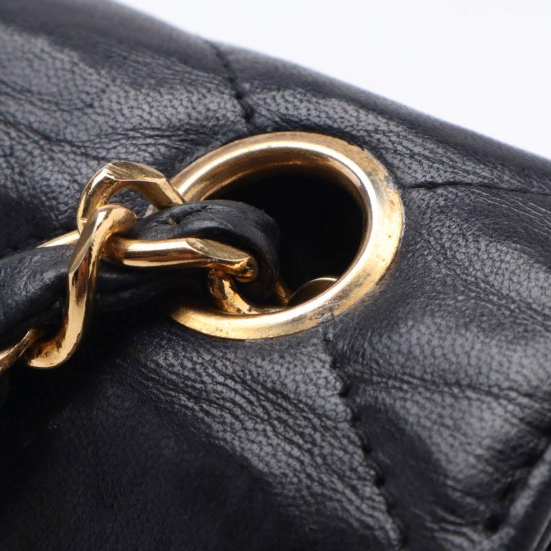 Chanel Matelasse Decacoco Turnlock V Flap Chain Lambskin Black