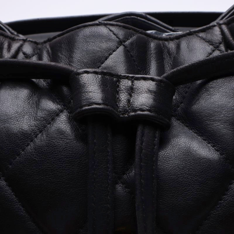 Chanel Matelasse Double Chain Backpack Lambskin Black