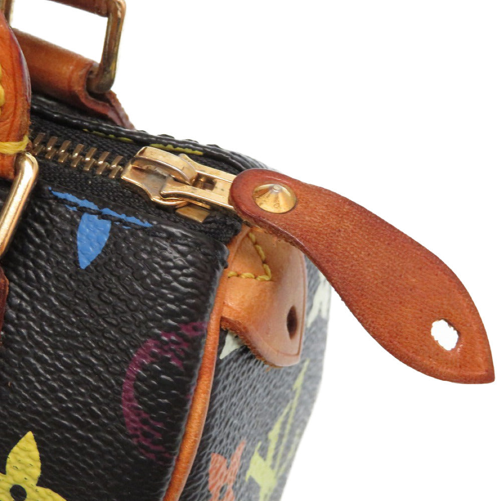 Louis Vuitton Monogram Multicolor Mini Speedy Noir Black