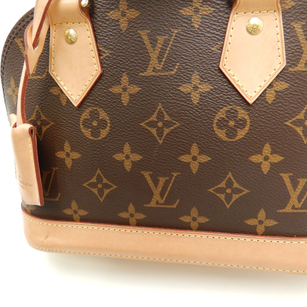 Louis Vuitton Monogram Alma BB Brown 2WAY Bag