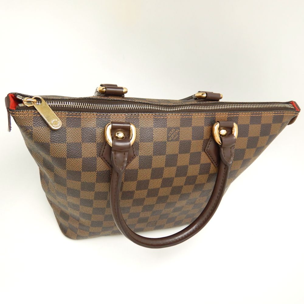 Louis Vuitton Damier Saleya PM Ebene Tote Bag