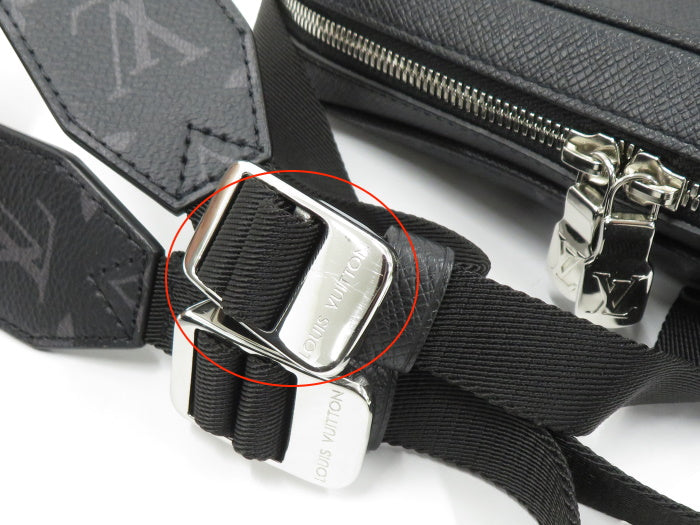 Louis Vuitton Outdoor Messenger PM Monogram Eclipse Leather Black