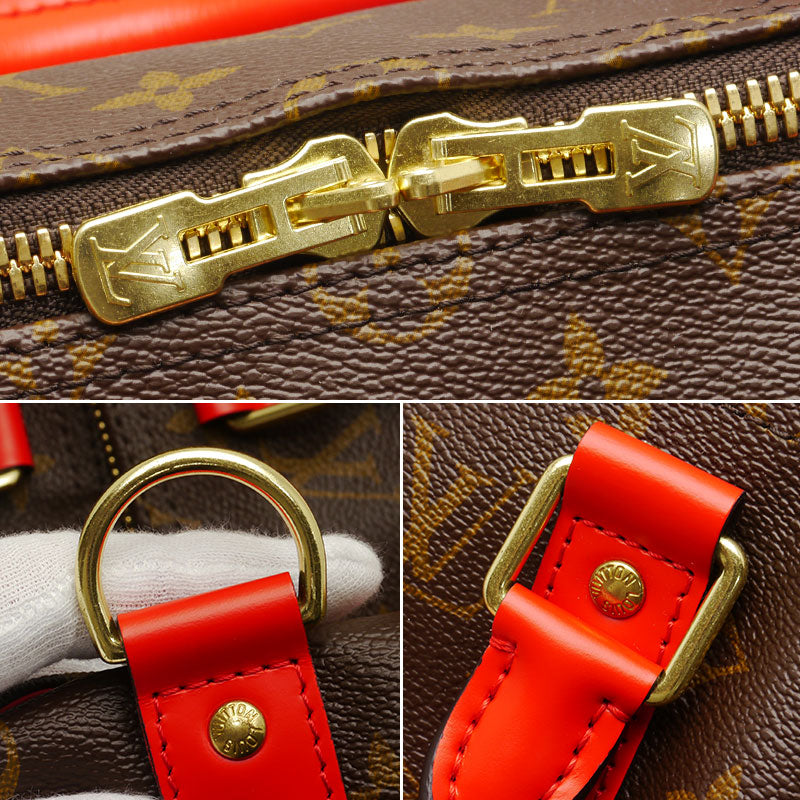 Louis Vuitton Keepall Bandouliere 50 Monogram Red