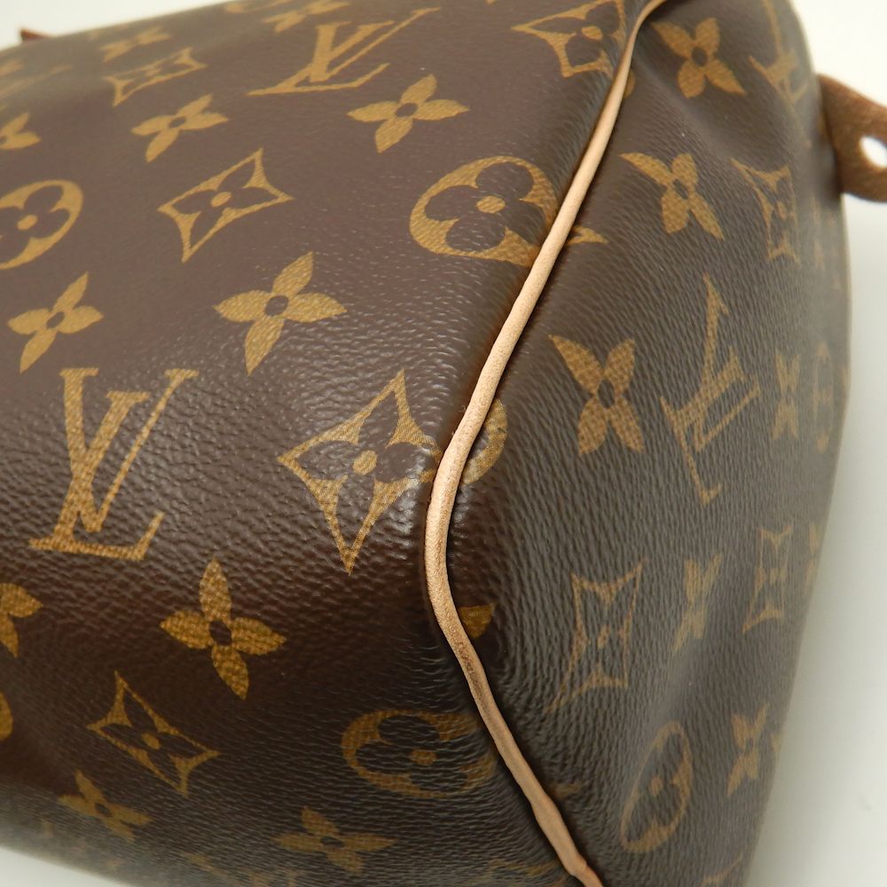Louis Vuitton Monogram Speedy 25 Brown Mini Boston Bag