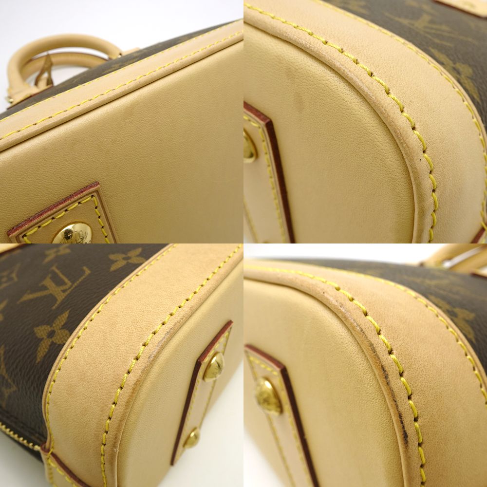 Louis Vuitton Monogram Alma BB Brown 2WAY Handbag