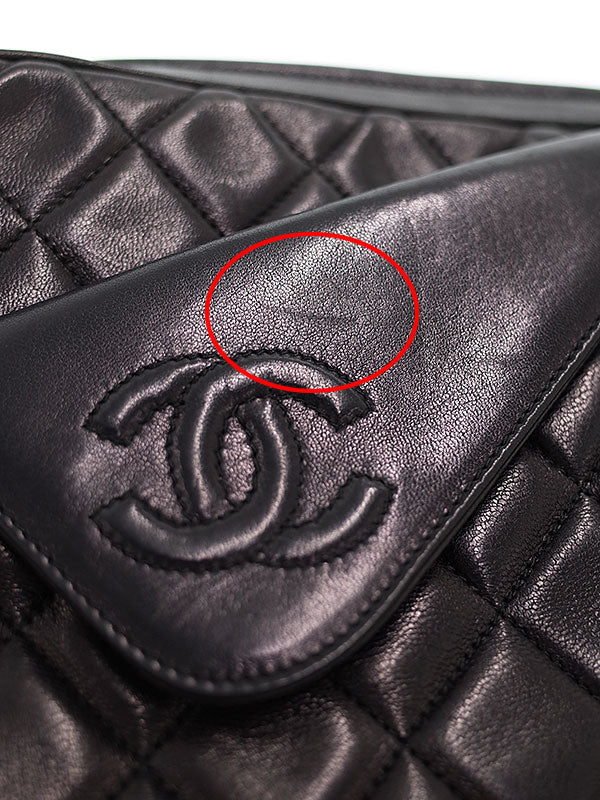 Chanel Matelasse Chain Shoulder Bag Black