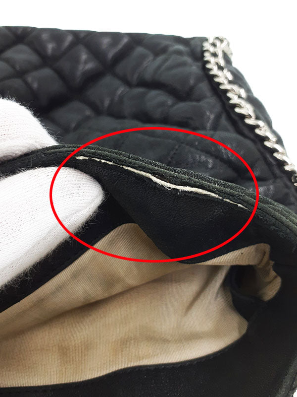 Chanel  Line Chain Shoulder Bag Black
