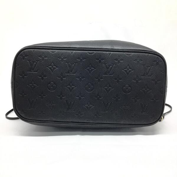 Louis Vuitton Neverfull MM Tote Bag Monogram Implant Black