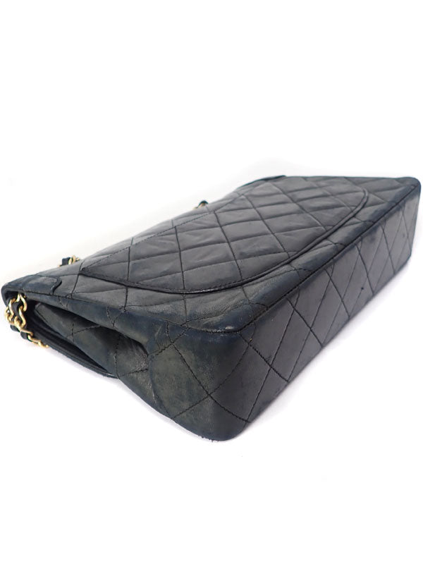 Chanel Matelasse Chain Shoulder Bag Black