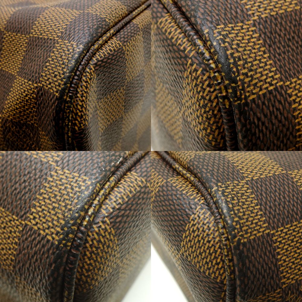Louis Vuitton Damier Neverfull PM Ebene Tote Bag Brown