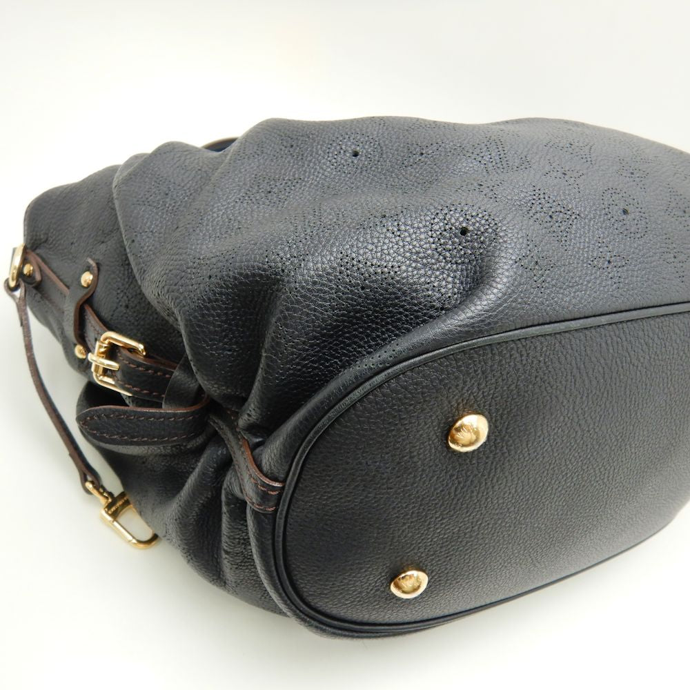 Louis Vuitton Mahina L Noir Shoulder Tote Black