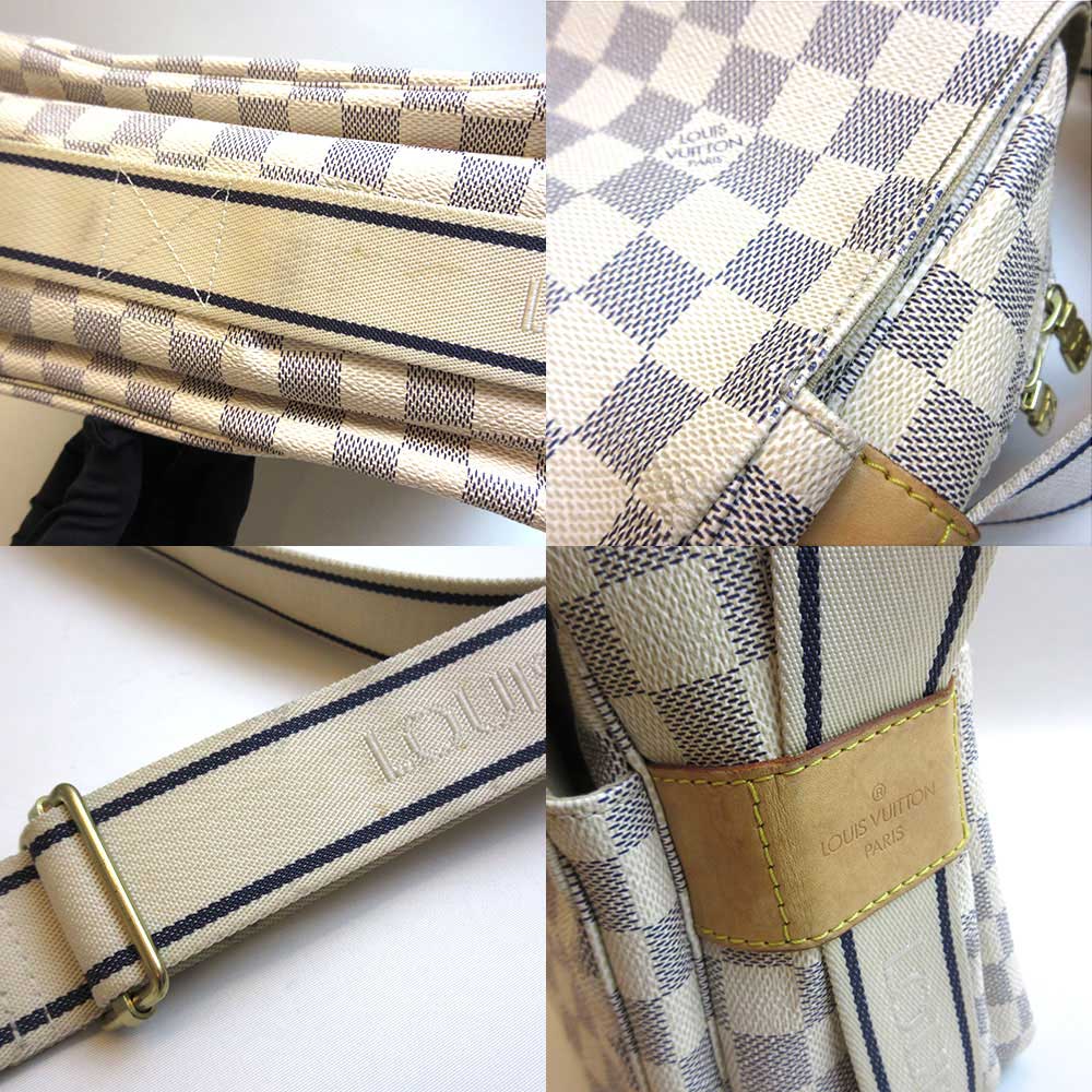 Louis Vuitton Bag Naviglio Damier Azur Shoulder Bag