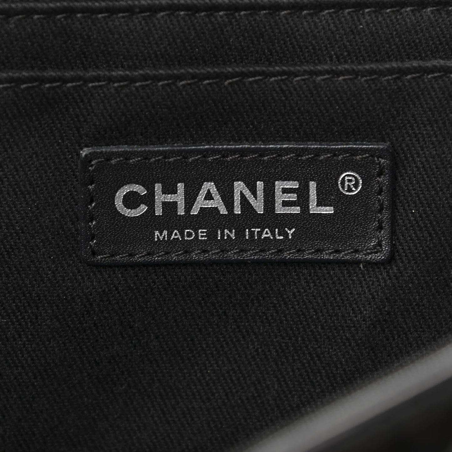 Chanel Vinyl Quilted In The Business Flap Bag Black