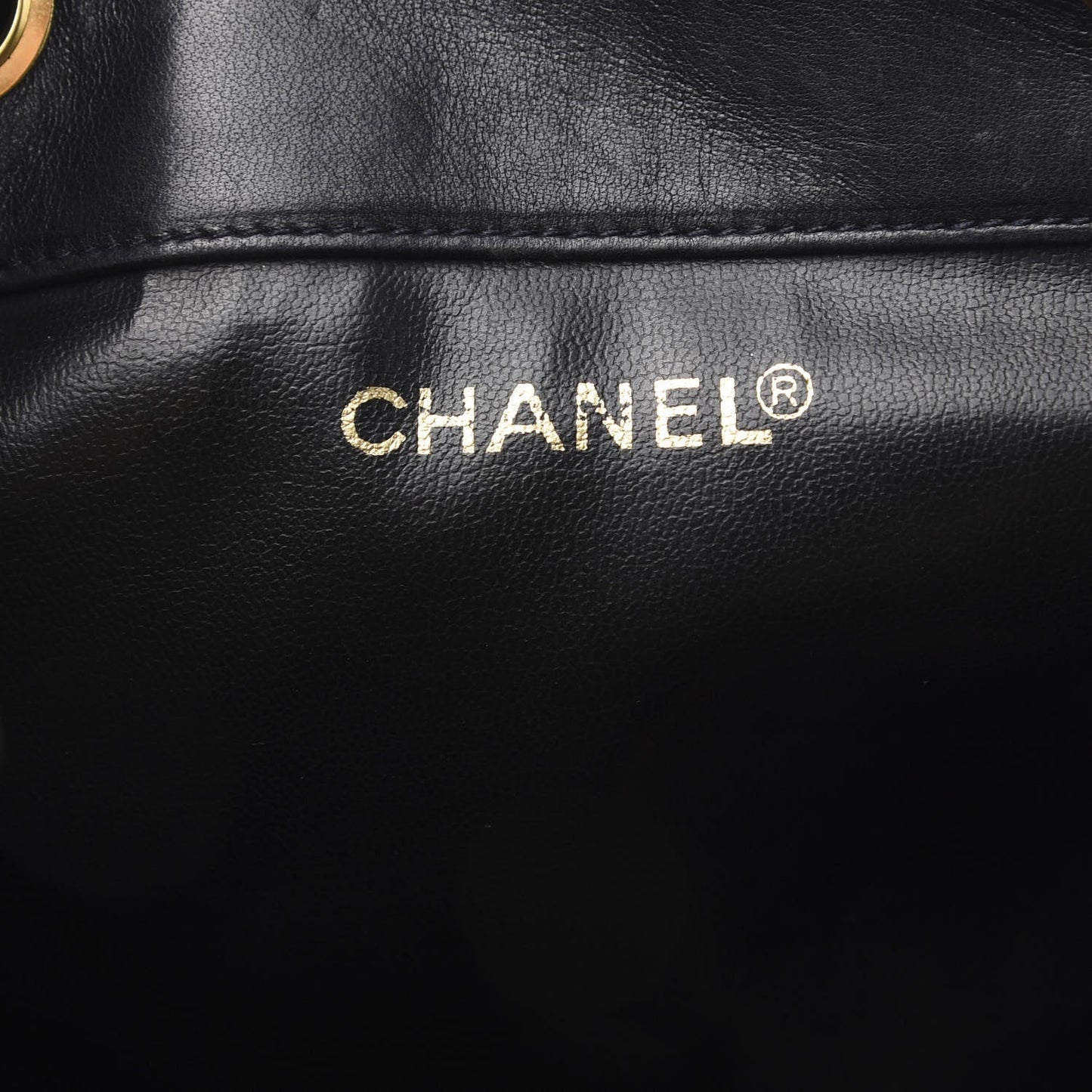Lambskin CC Timeless Backpack Black