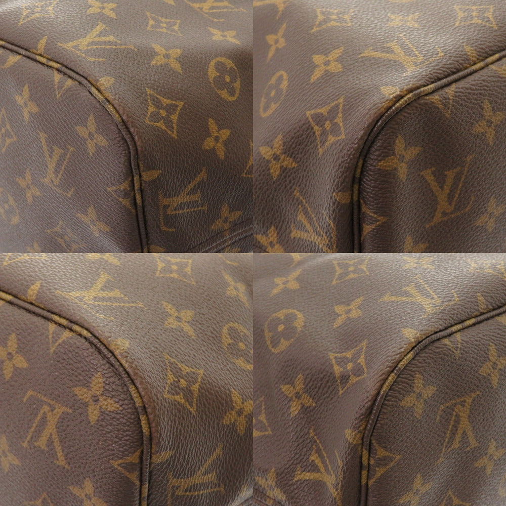 Louis Vuitton Monogram Neverfull MM Tote Bag Brown