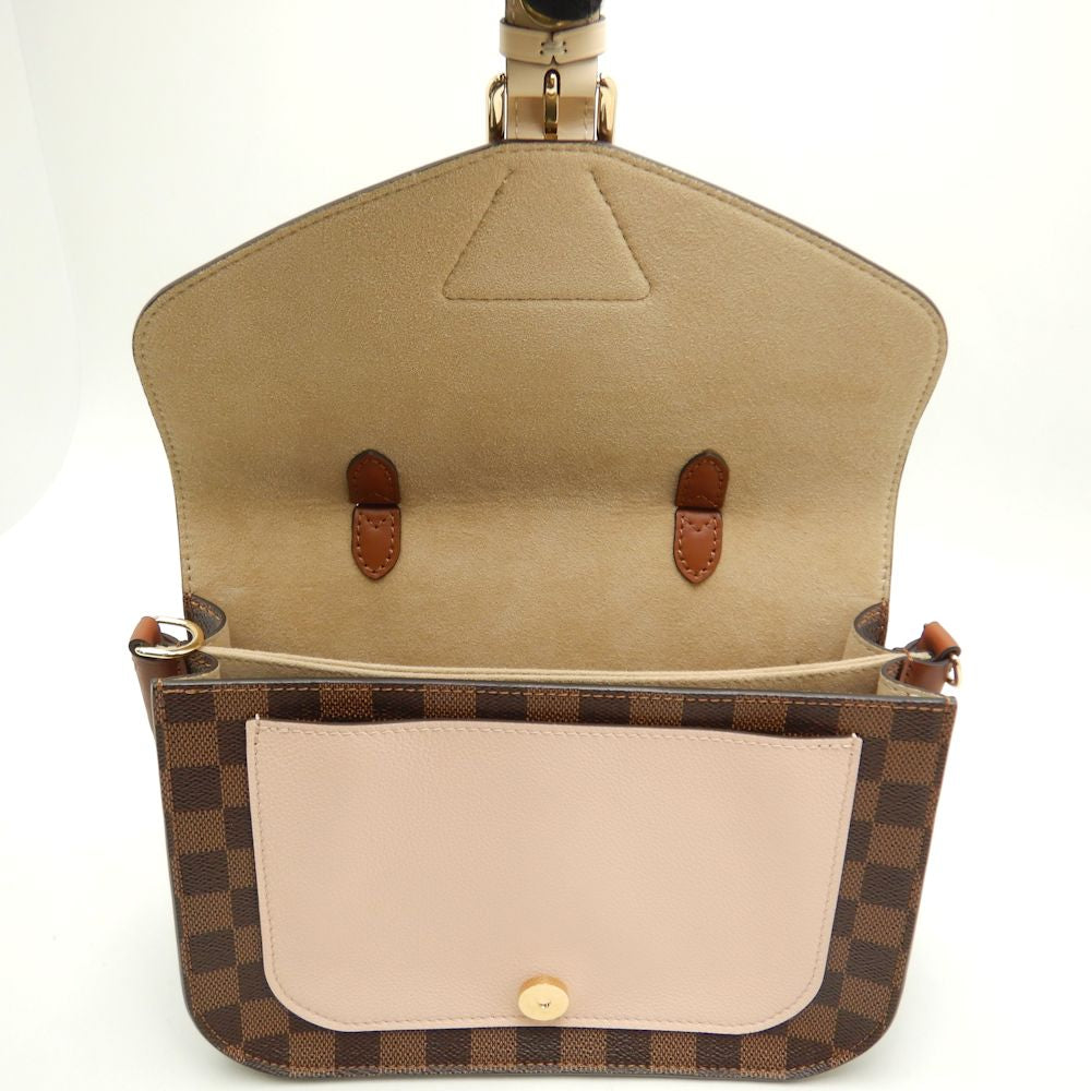 Louis Vuitton Damier Beaumarchais Ebene Venus Shoulder Bag Brown