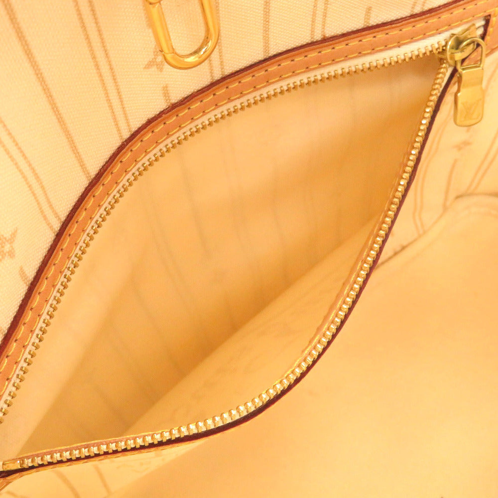 Louis Vuitton Damier Azur Neverfull PM Tote Bag White