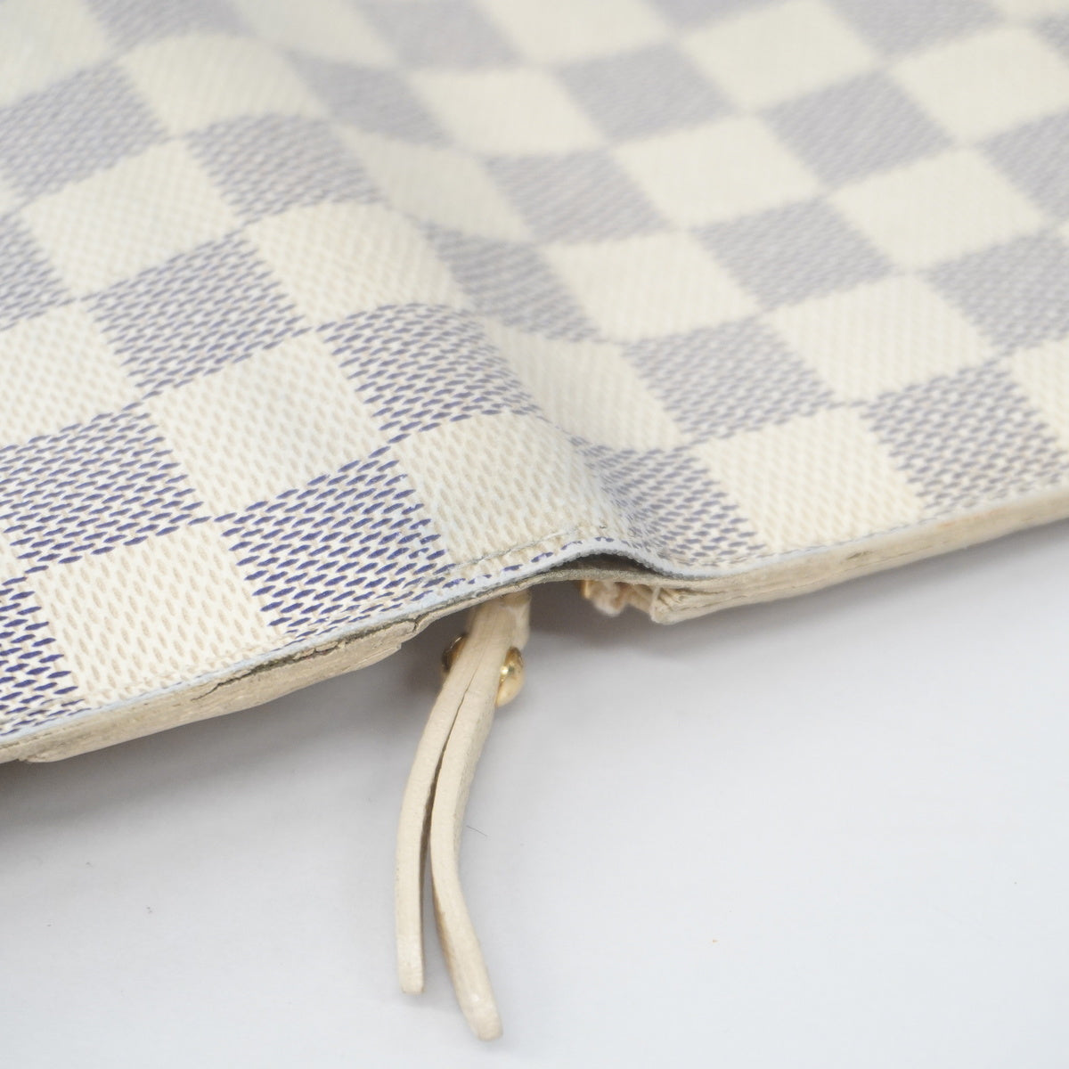 Louis Vuitton Bifold Long Wallet Damier Azur Portefeuille Ensolit