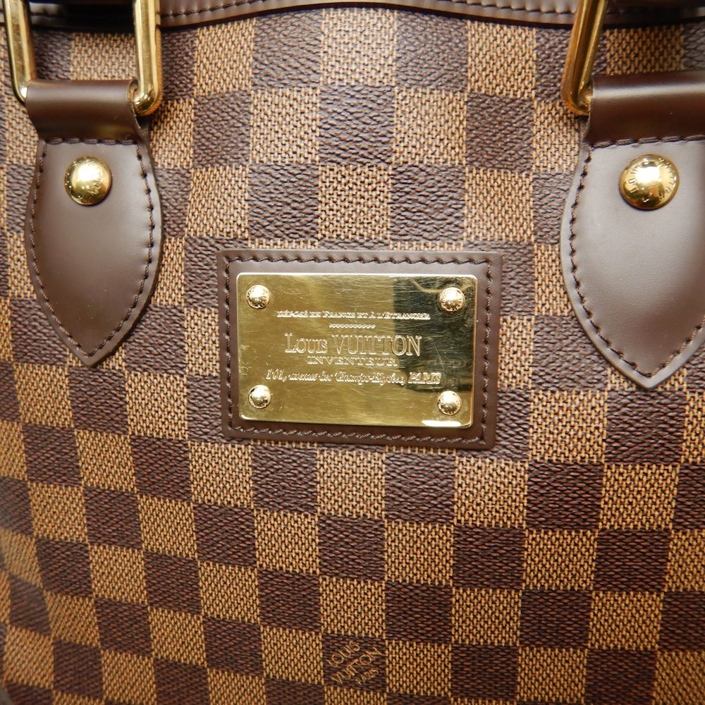 Louis Vuitton Damier Hampstead PM Ebene Tote Bag Brown