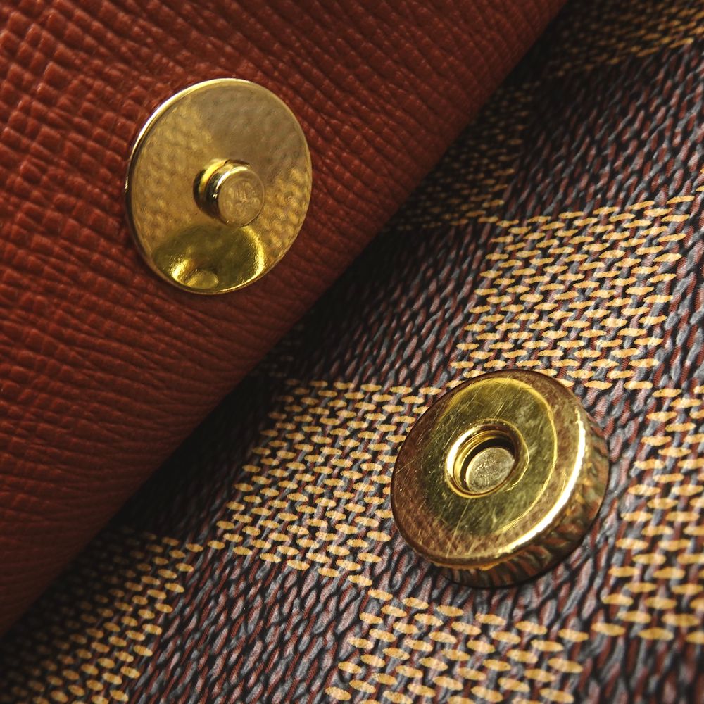 Louis Vuitton Damier M tte Tango Long Shoulder Ebene Brown