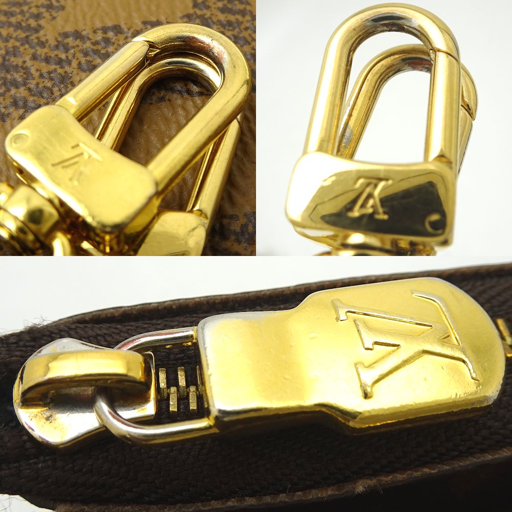 Louis Vuitton Pochette Double Zip Monogram Giant Reverse