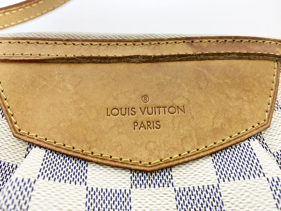 Louis Vuitton Damier Azur Siracusa PM Shoulder Bag Crossbody
