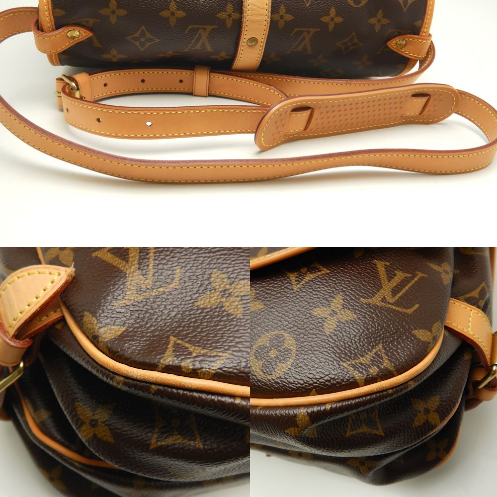 Louis Vuitton Monogram Saumur 30 Brown Diagonal Shoulder Bag