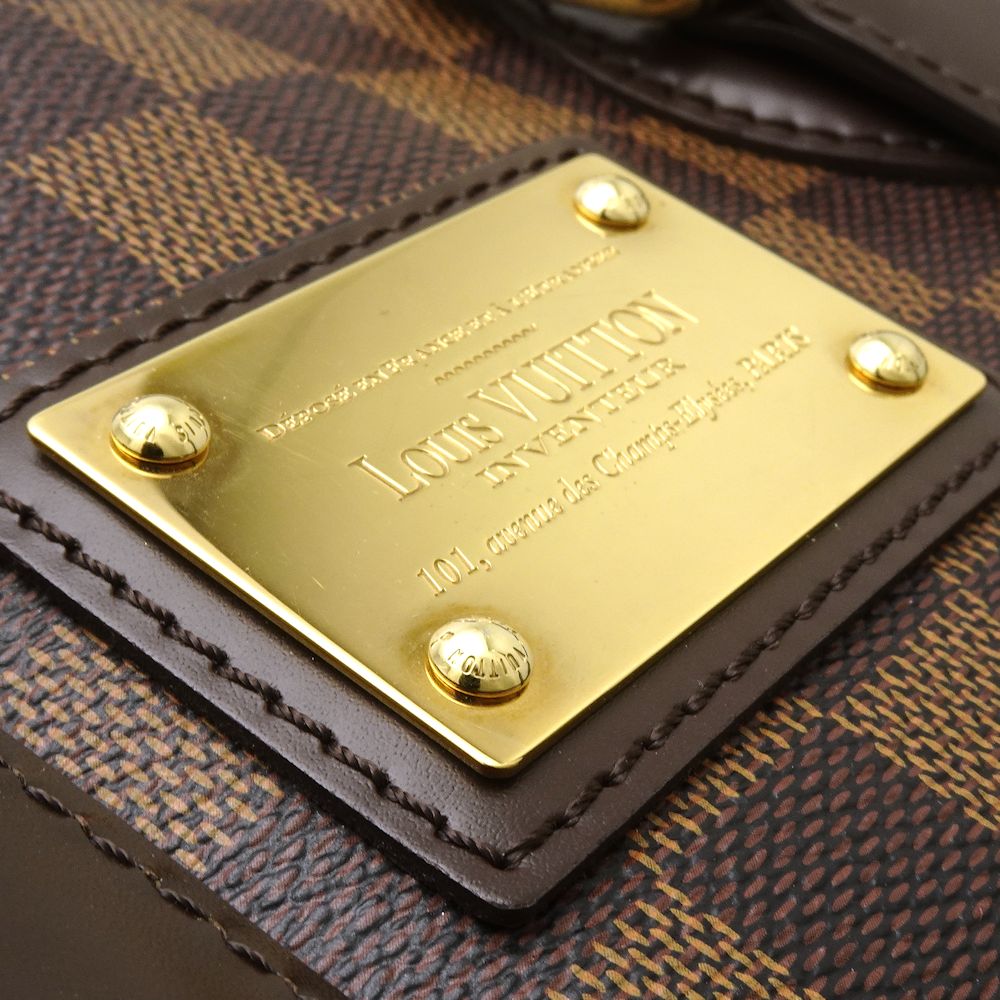 Louis Vuitton Damier Hampstead PM Ebene Tote Bag Brown