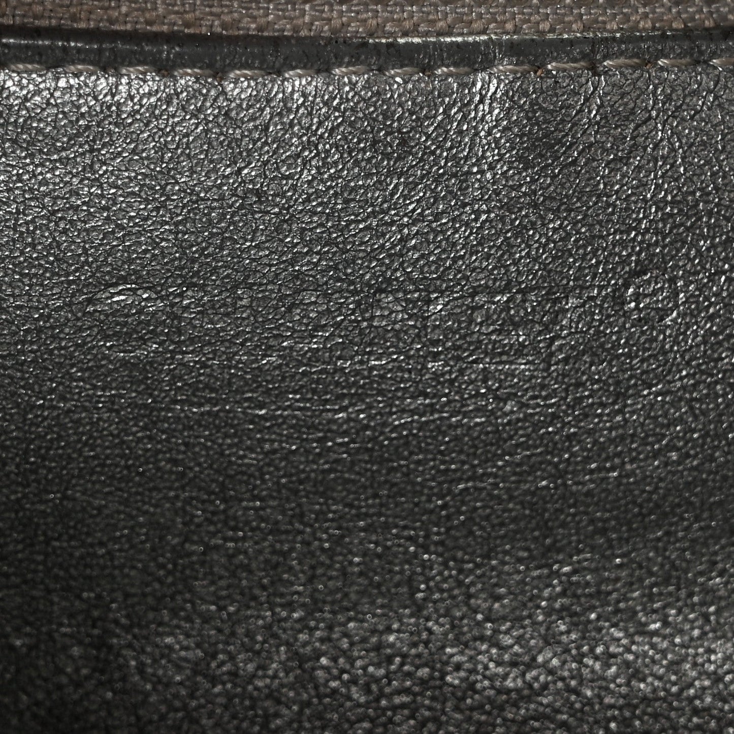 Glazed Caviar East West Modern Chain Tote Brown