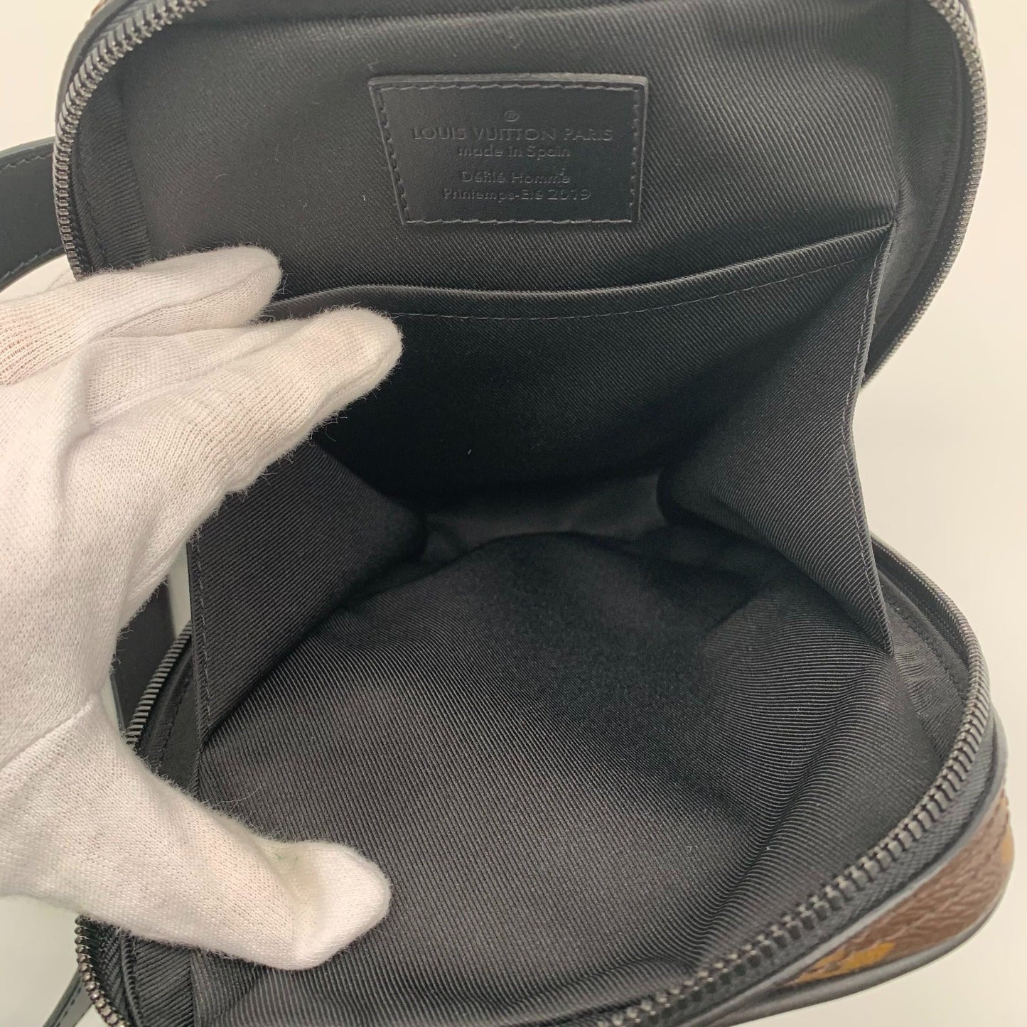 Louis Vuitton Utility Side Bag Shoulder Bag PVC Coated Canvas Monogram