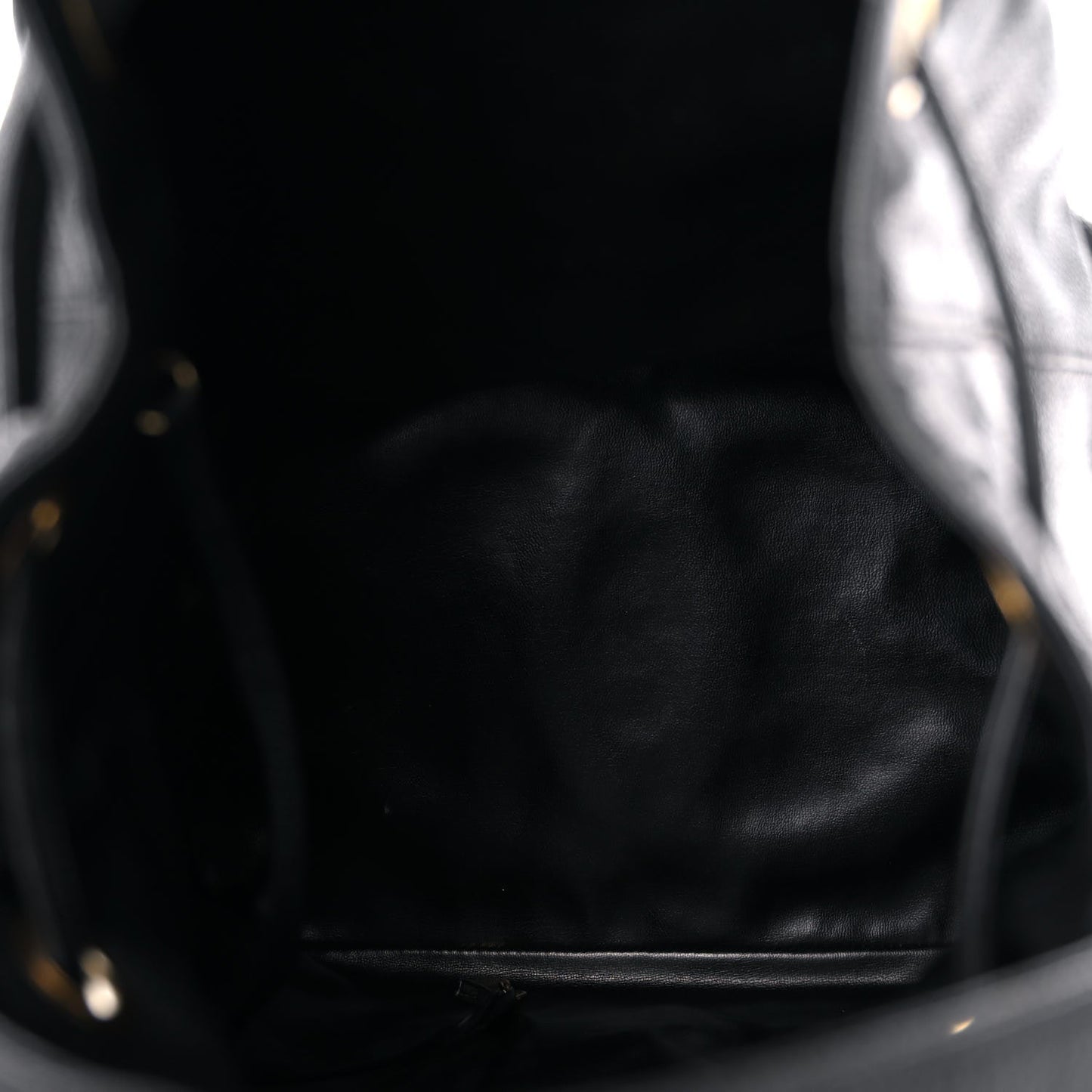 Chanel Caviar Quilted Drawstring Bucket Bag Black
