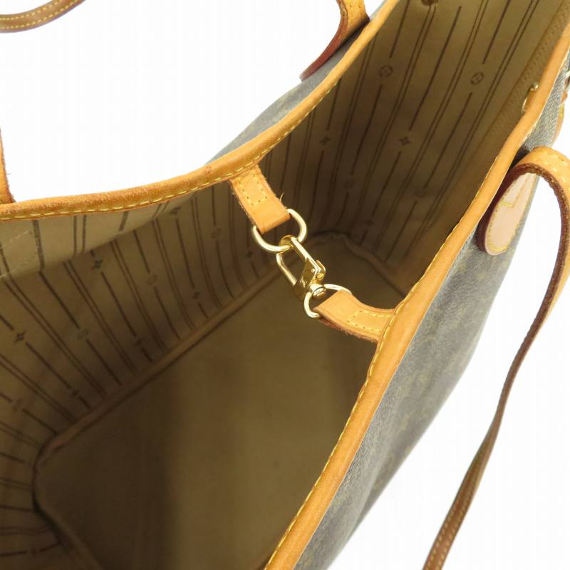 Louis Vuitton Monogram Neverfull MM Tote Bag Brown