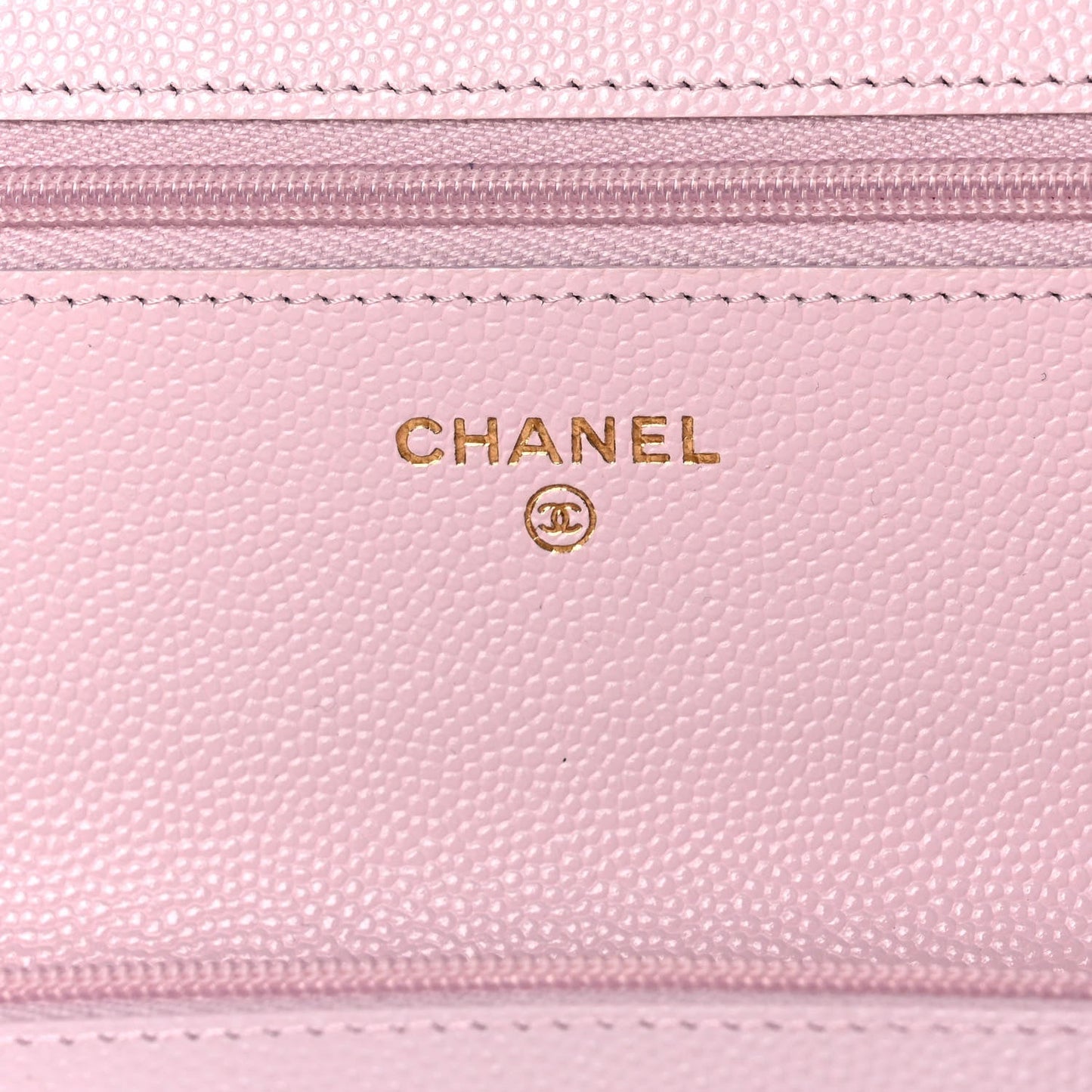 Chanel Caviar Quilted Wallet On Chain WOC Light Pink