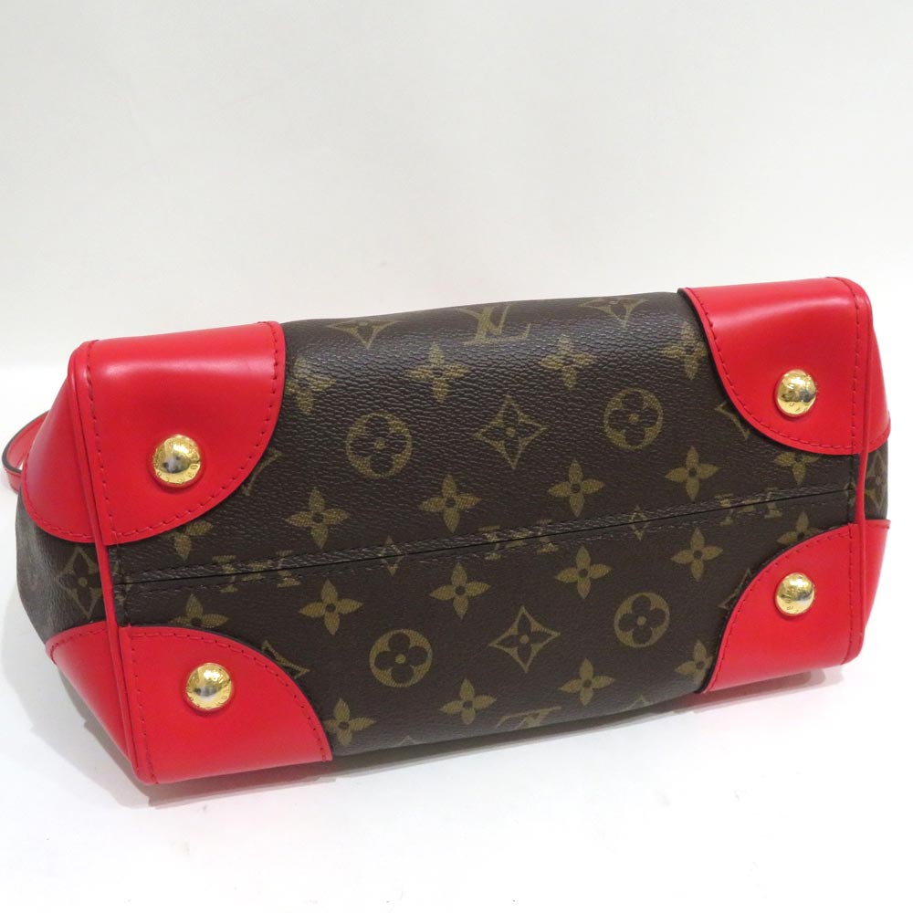 Louis Vuitton Flower Zipped Tote Handbag MM Monogram Tote Bag Monogram
