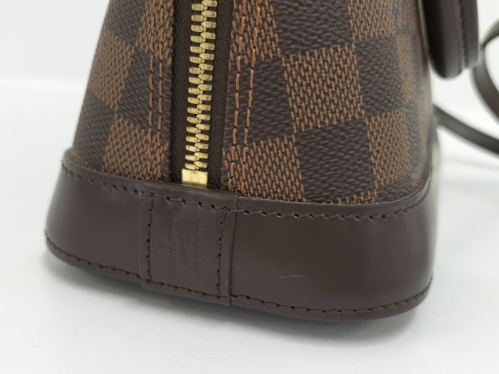 Louis Vuitton Alma BB 2 Way Shoulder Bag Damier Ebene