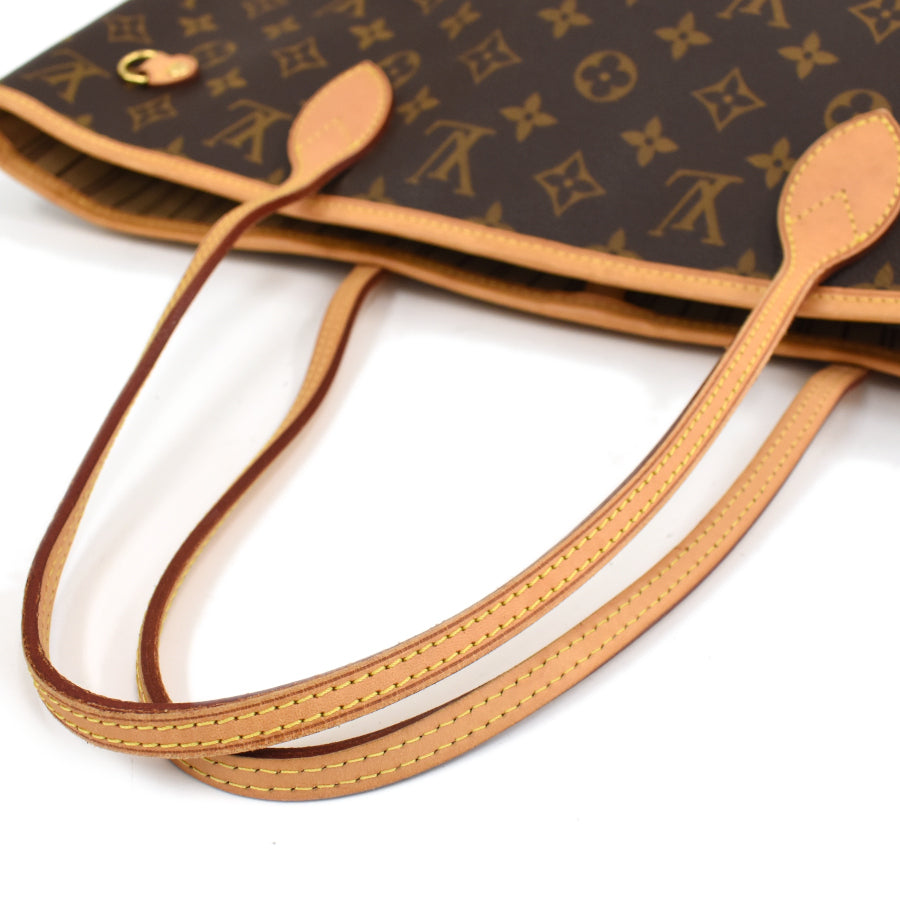 Louis Vuitton Neverfull MM Shoulder Bag Monogram Brown